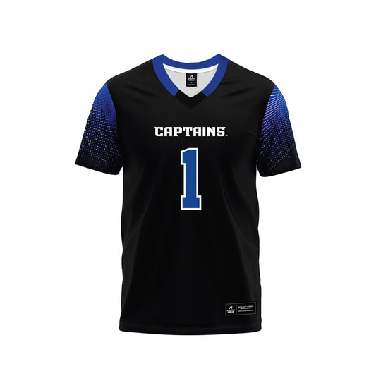 CNU - NCAA Football : Masi Bruning - Black Football Jersey-0