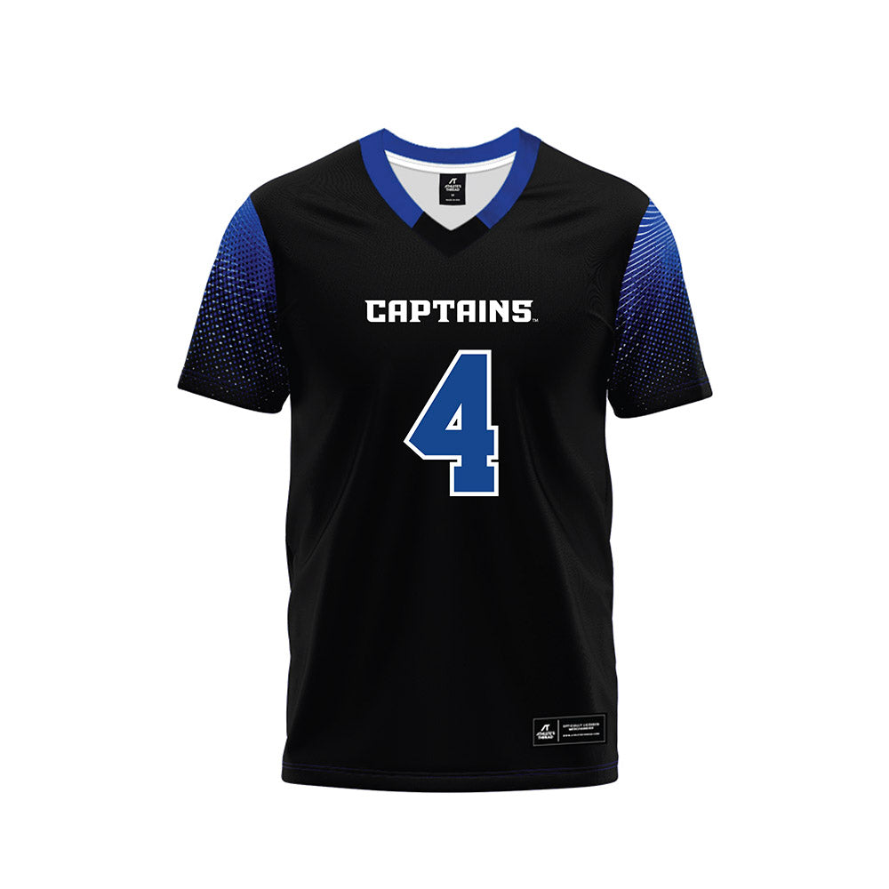 CNU - NCAA Football : Trey Hayes - Black Football Jersey