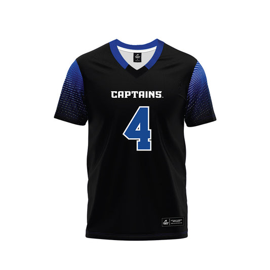 CNU - NCAA Football : Trey Hayes - Black Football Jersey