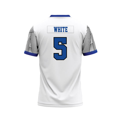 CNU - NCAA Football : Gunner White - White Football Jersey