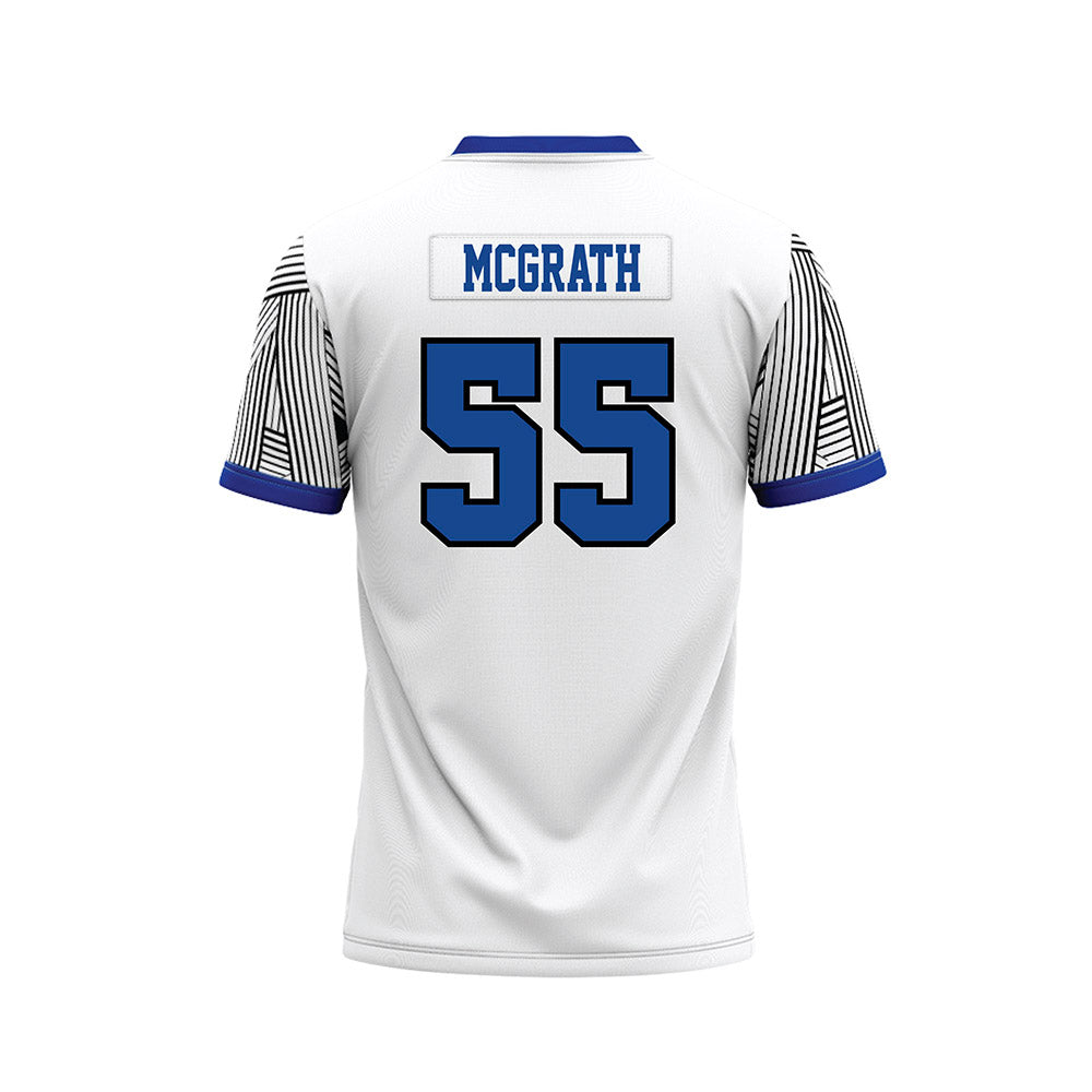 CNU - NCAA Football : Daniel McGrath - White Football Jersey-1