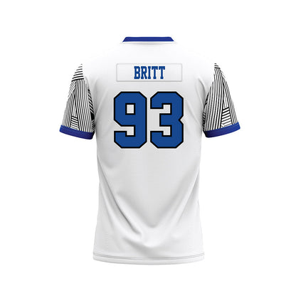 CNU - NCAA Football : Jaylen Britt - White Football Jersey-1