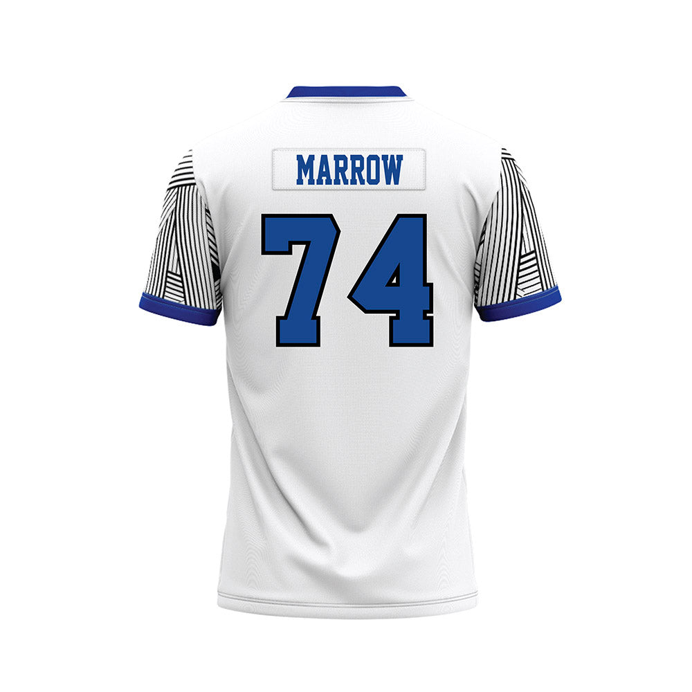 CNU - NCAA Football : Kashawn Marrow - White Football Jersey-1