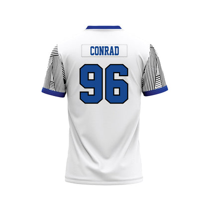 CNU - NCAA Football : Walker Conrad - White Football Jersey-1