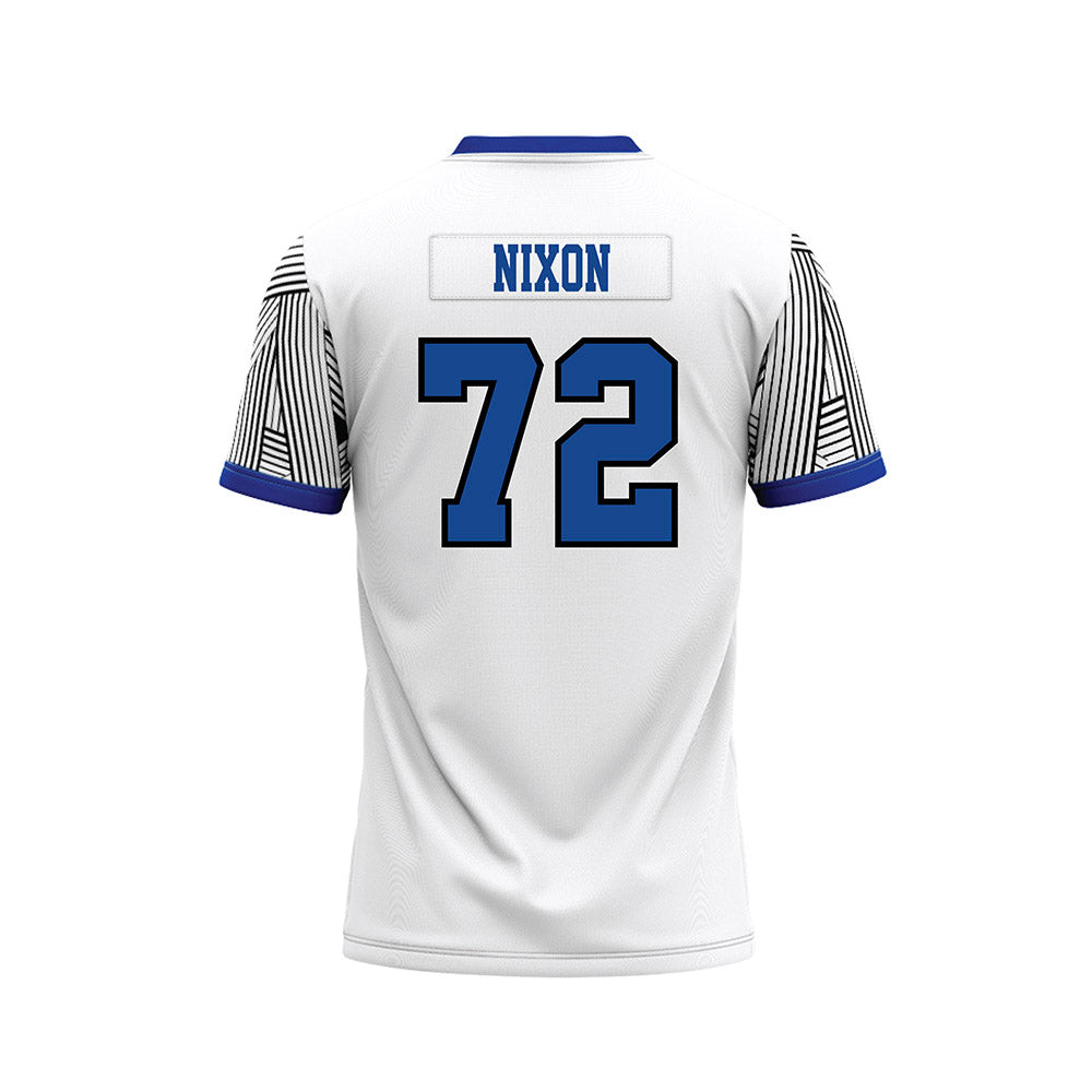 CNU - NCAA Football : Evan Nixon - White Football Jersey-1
