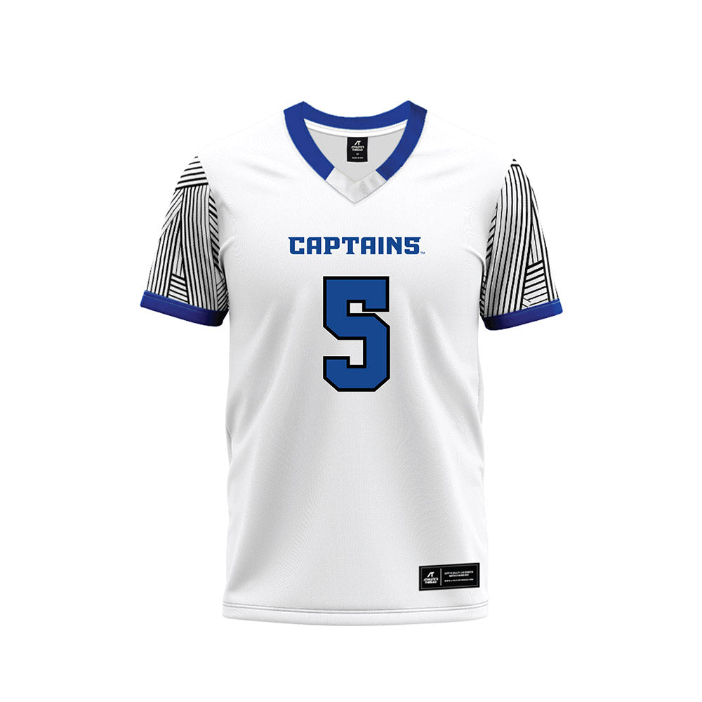 CNU - NCAA Football : Gunner White - White Football Jersey