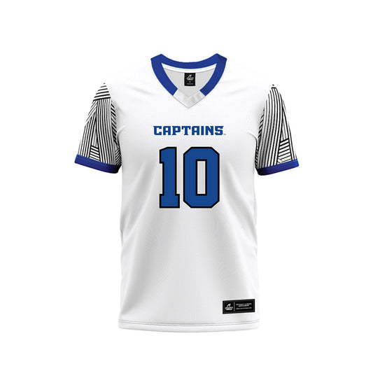 CNU - NCAA Football : Connor Barry - White Football Jersey