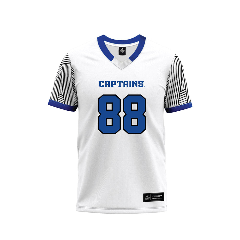 CNU - NCAA Football : Deven Norman - White Football Jersey-0