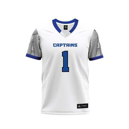 CNU - NCAA Football : Masi Bruning - White Football Jersey-0
