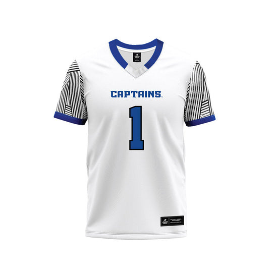CNU - NCAA Football : Masi Bruning - White Football Jersey-0