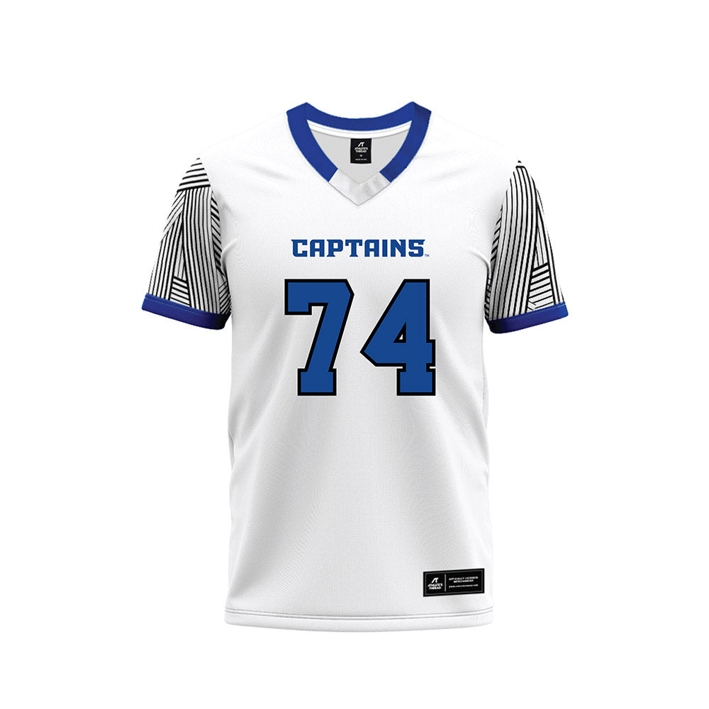 CNU - NCAA Football : Kashawn Marrow - White Football Jersey-0