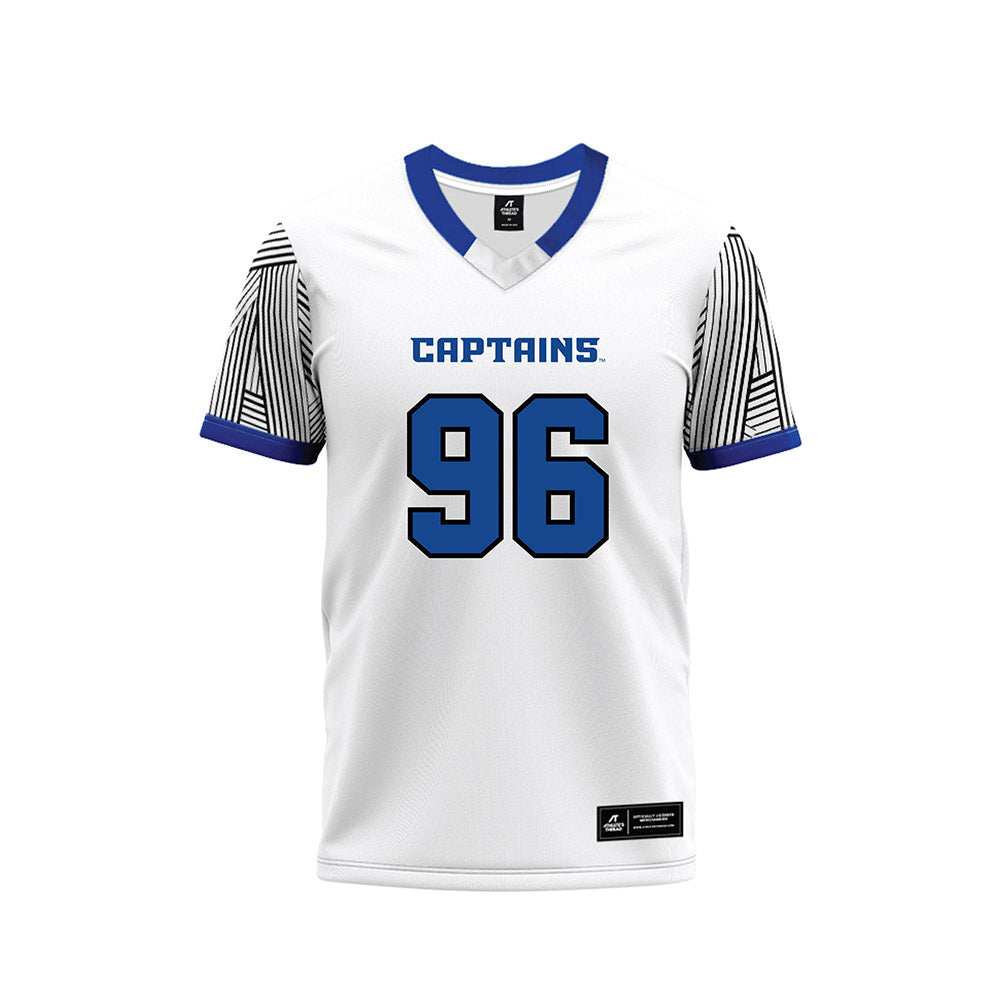 CNU - NCAA Football : Walker Conrad - White Football Jersey-0
