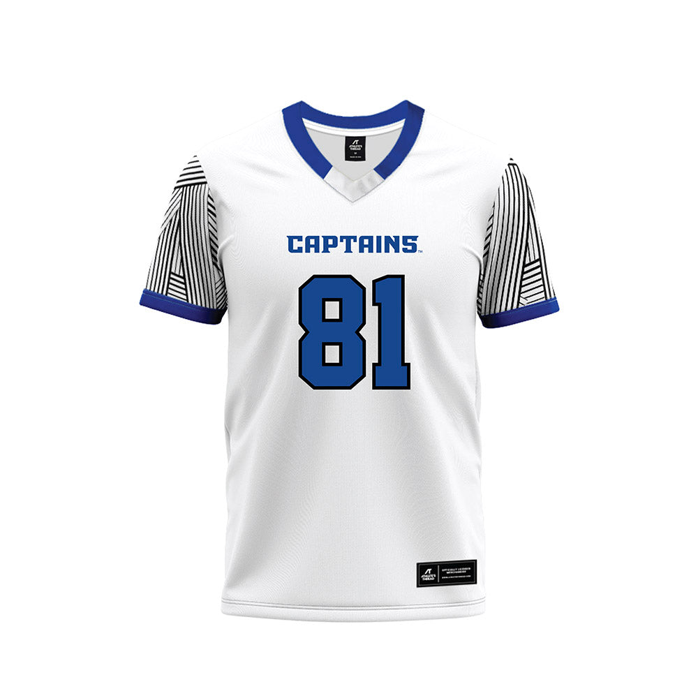 CNU - NCAA Football : Jordan Callahan - White Football Jersey-0