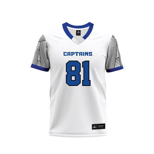 CNU - NCAA Football : Jordan Callahan - White Football Jersey-0