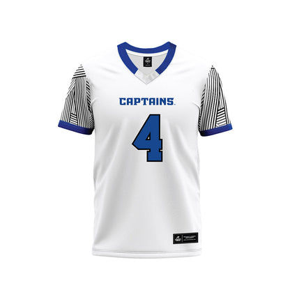 CNU - NCAA Football : Trey Hayes - White Football Jersey
