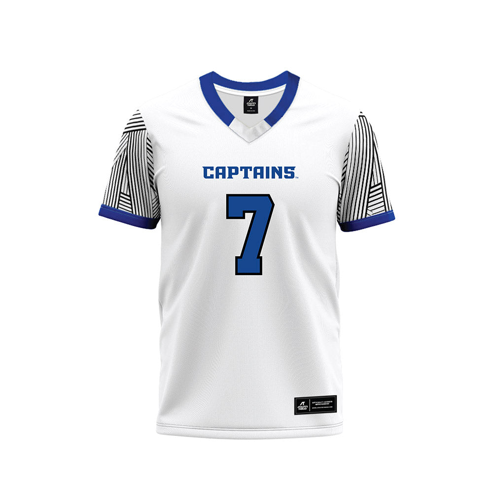 CNU - NCAA Football : Noah Martin - White Football Jersey-0