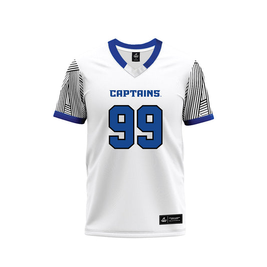 CNU - NCAA Football : Shaun Sanders Jr. - White Football Jersey-0