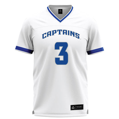 CNU - NCAA Men's Lacrosse : Jayden Hardnett - White Lacrosse Jersey