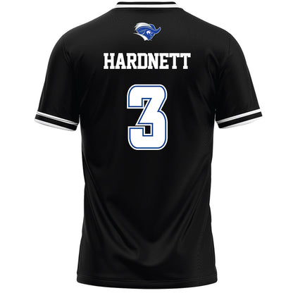 CNU - NCAA Men's Lacrosse : Jayden Hardnett - Black Lacrosse Jersey