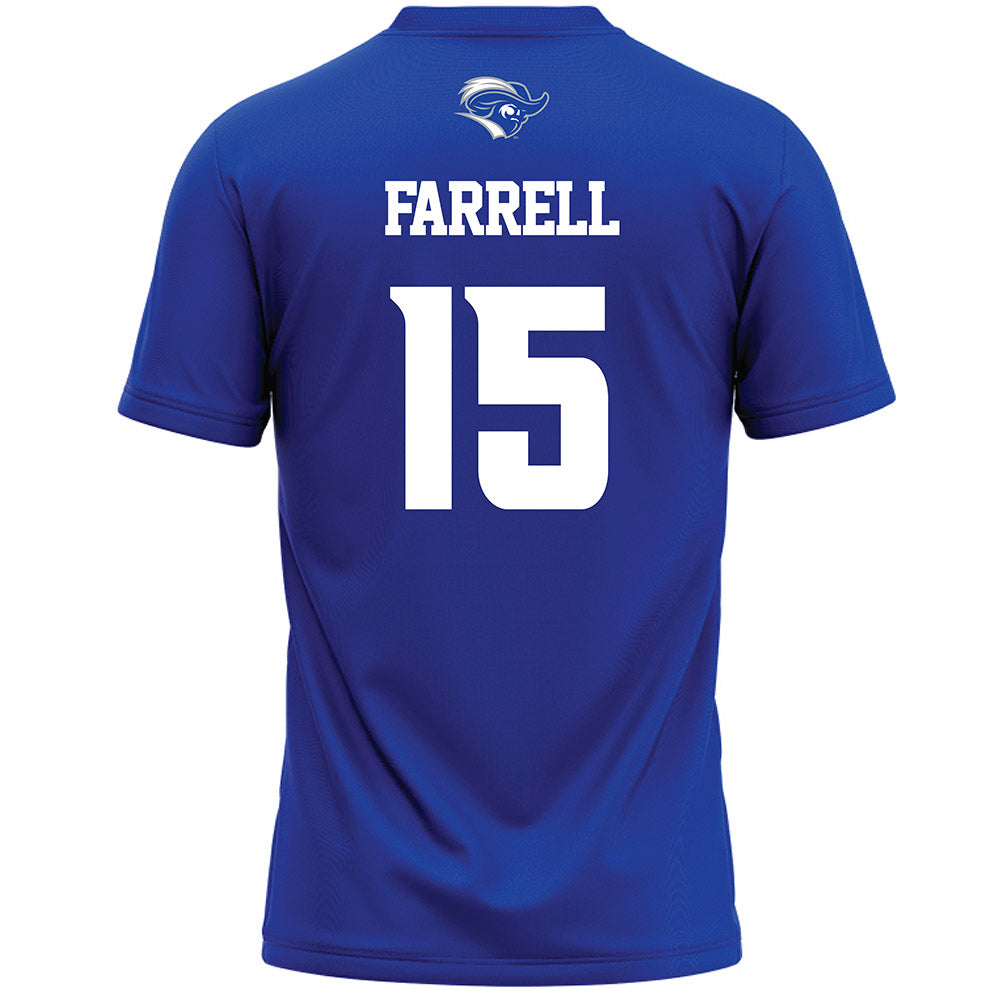 CNU - NCAA Women's Lacrosse : Maura Farrell - Blue Lacrosse Jersey -1