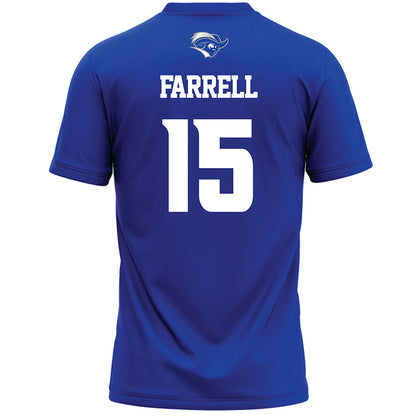 CNU - NCAA Women's Lacrosse : Maura Farrell - Blue Lacrosse Jersey -1