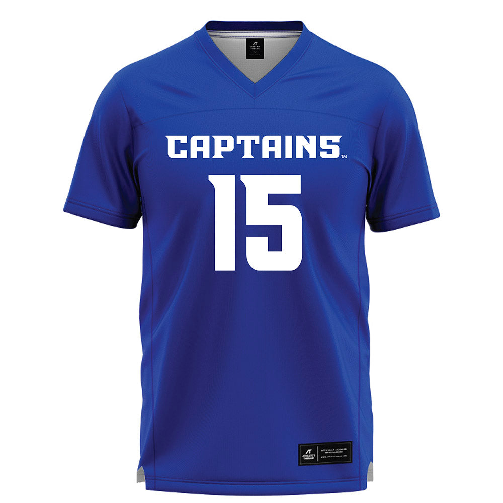CNU - NCAA Women's Lacrosse : Maura Farrell - Blue Lacrosse Jersey -0
