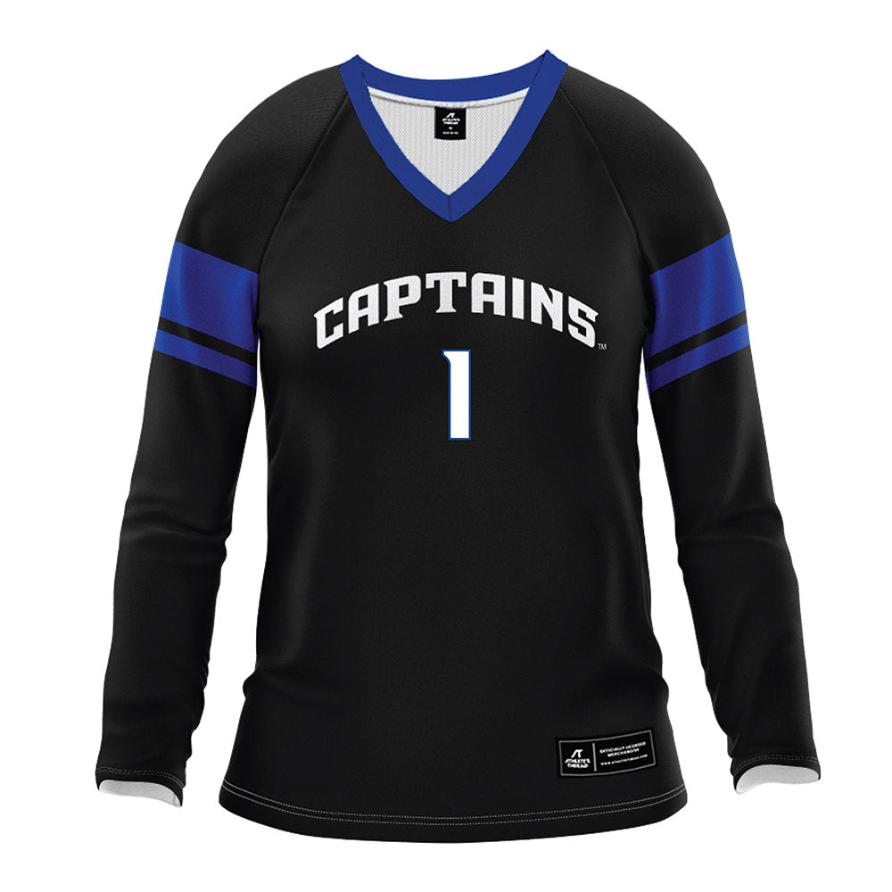 CNU - NCAA Women's Volleyball : Kensie Price - Black Volleyball Jersey-0