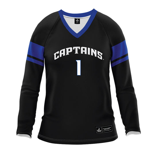 CNU - NCAA Women's Volleyball : Kensie Price - Black Volleyball Jersey-0