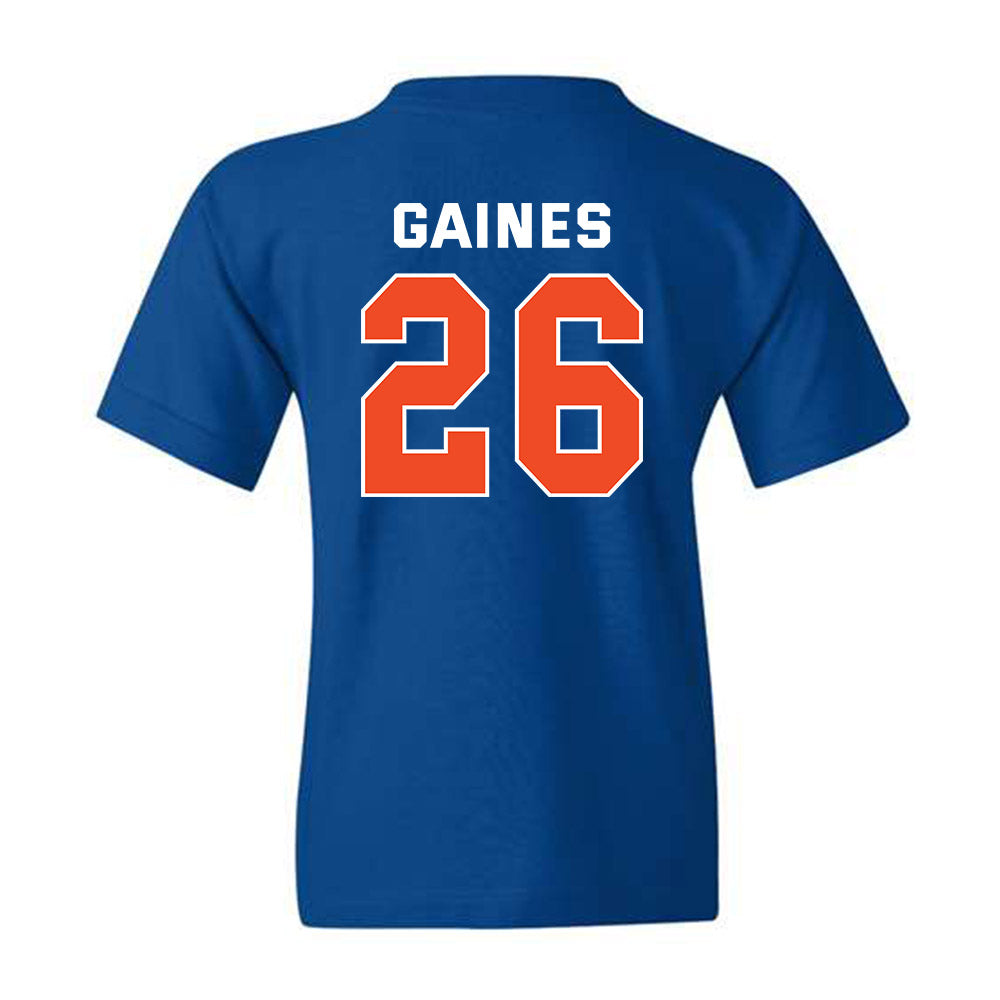 Boise State - NCAA Football : Sire Gaines - Classic Shersey Youth T-Shirt