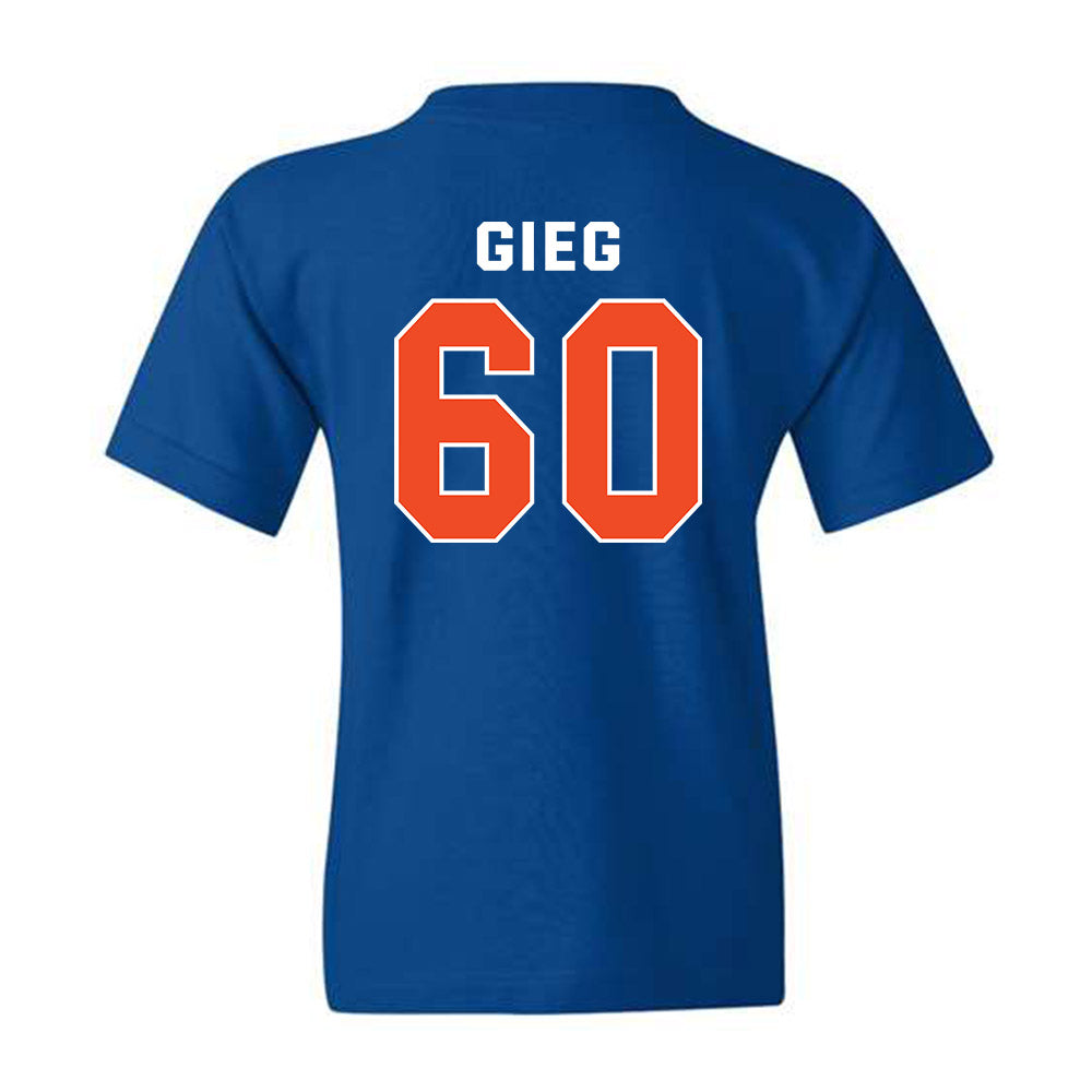 Boise State - NCAA Football : Spencer Gieg - Classic Shersey Youth T-Shirt