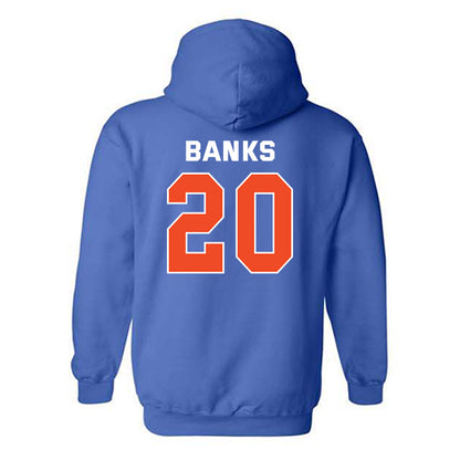 Boise State - NCAA Football : Davon Banks - Classic Shersey Hooded Sweatshirt