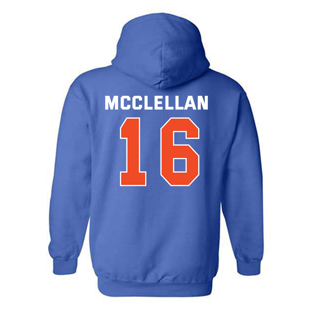Boise State - NCAA Women's Soccer : Sierra McClellan - Classic Shersey Hooded Sweatshirt-1