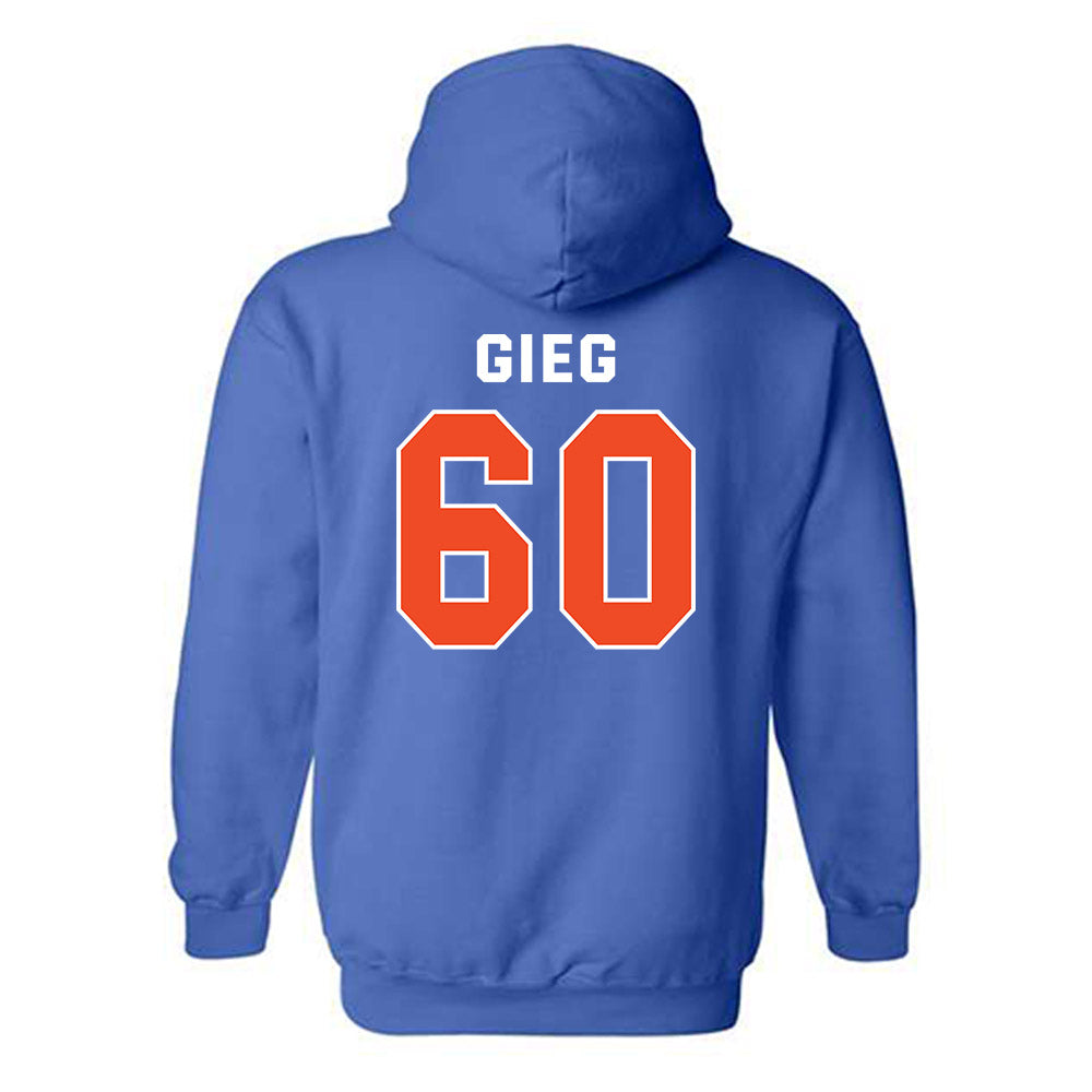 Boise State - NCAA Football : Spencer Gieg - Classic Shersey Hooded Sweatshirt