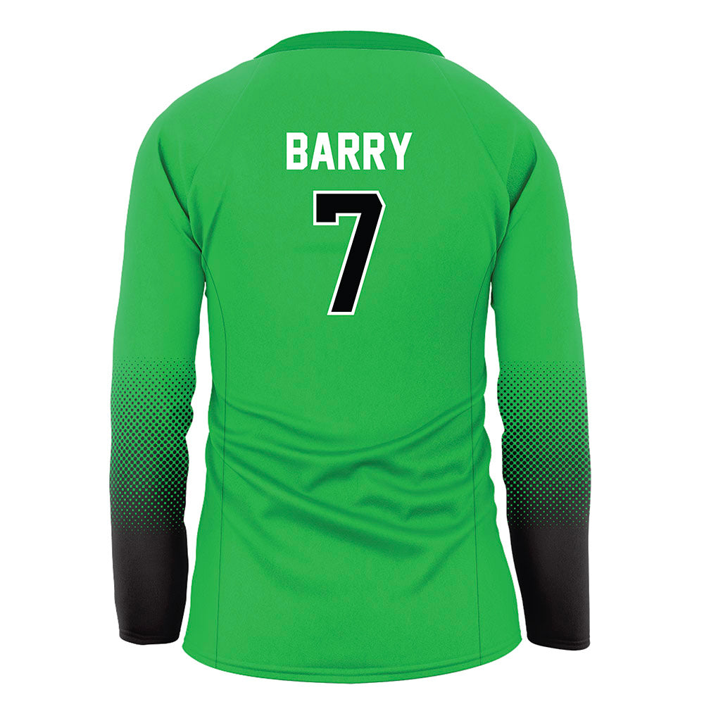 Marshall - NCAA Women's Volleyball : Elli Barry - Green Volleyball Jersey