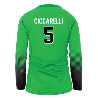 Marshall - NCAA Women's Volleyball : Beatrice Ciccarelli - Green Volleyball Jersey