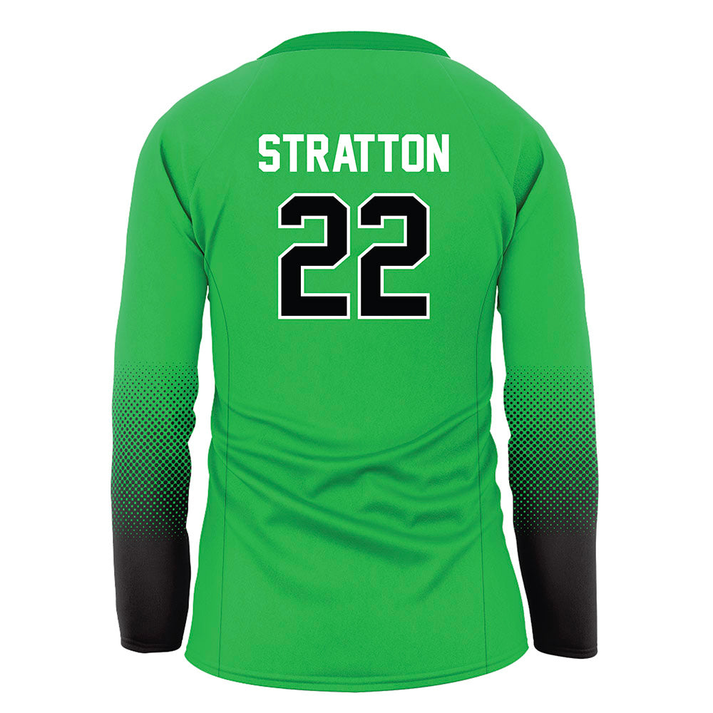 Marshall - NCAA Women's Volleyball : Sarah Stratton - Green Volleyball Jersey