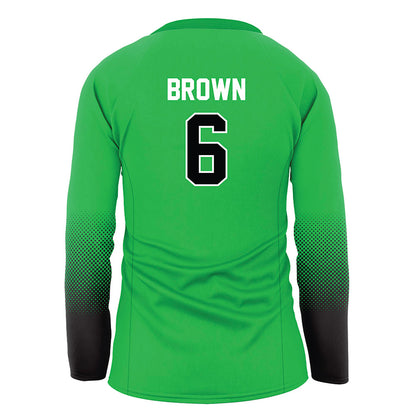 Marshall - NCAA Women's Volleyball : Brynn Brown - Green Volleyball Jersey