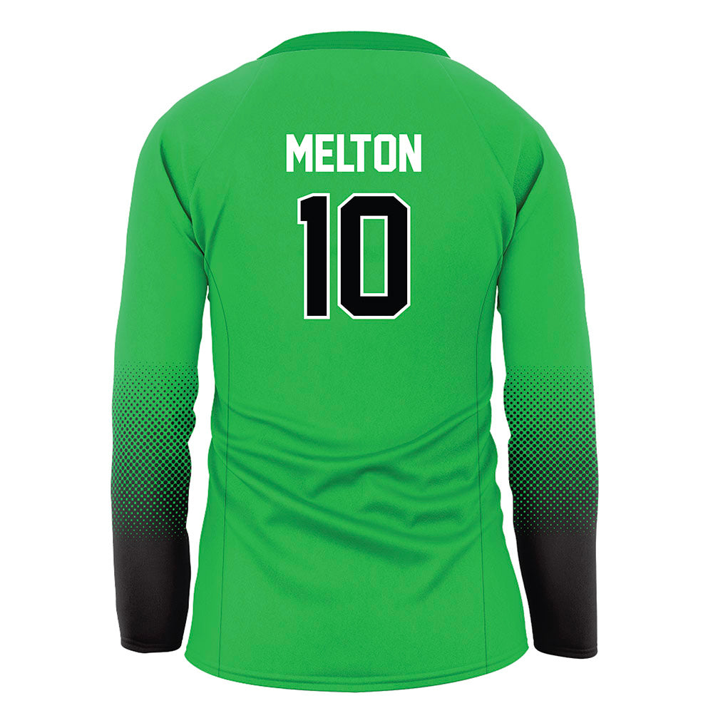 Marshall - NCAA Women's Volleyball : McKenna Melton - Green Volleyball Jersey