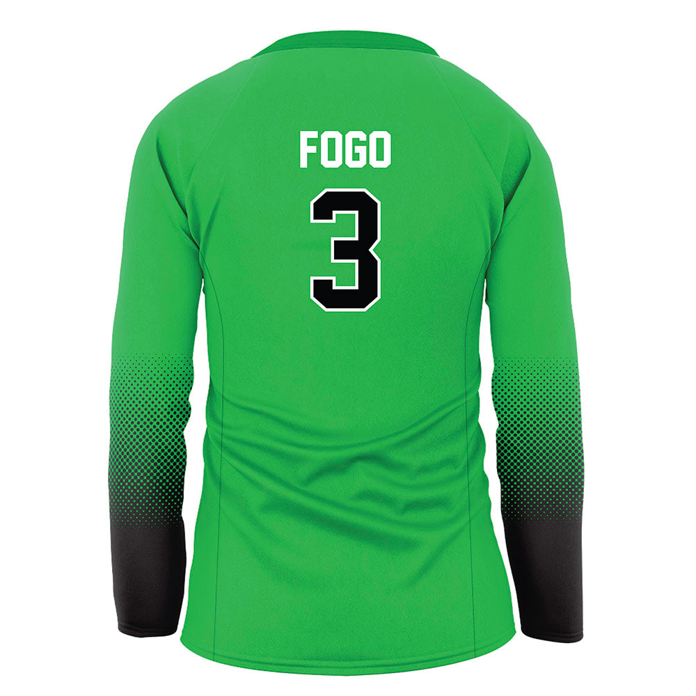 Marshall - NCAA Women's Volleyball : Olivia Fogo - Green Volleyball Jersey