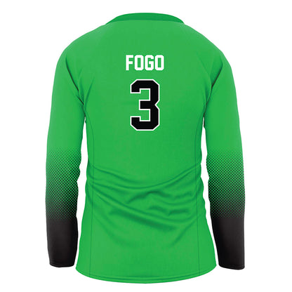 Marshall - NCAA Women's Volleyball : Olivia Fogo - Green Volleyball Jersey