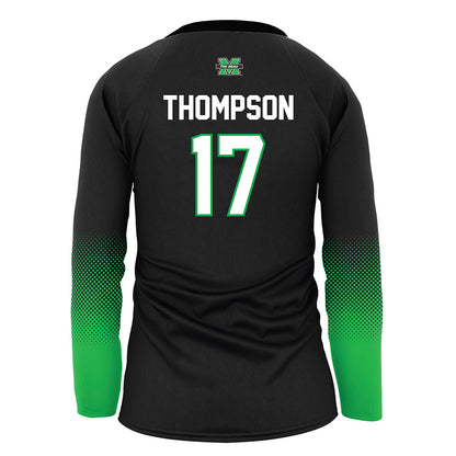 Marshall - NCAA Women's Volleyball : Bella Thompson - Black Volleyball Jersey