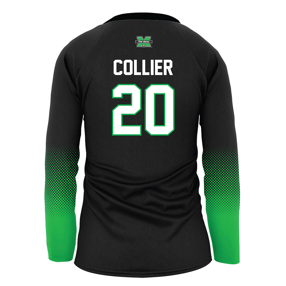 Marshall - NCAA Women's Volleyball : Izzy Collier - Black Volleyball Jersey