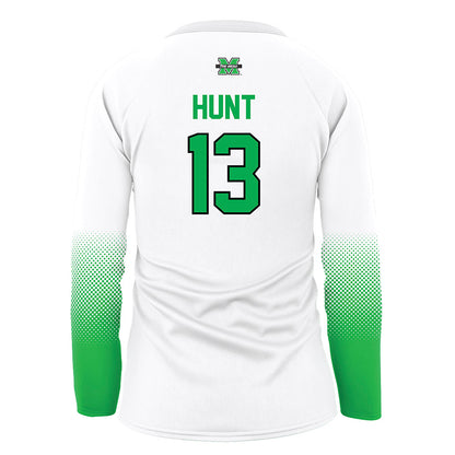 Marshall - NCAA Women's Volleyball : Maya Hunt - White Volleyball Jersey