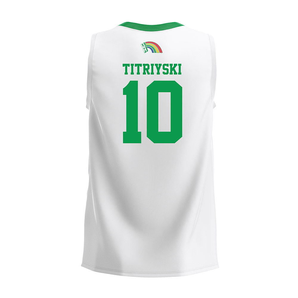 Hawaii - NCAA Men's Volleyball : Kristian Titriyski - Cream Volleyball Jersey-1