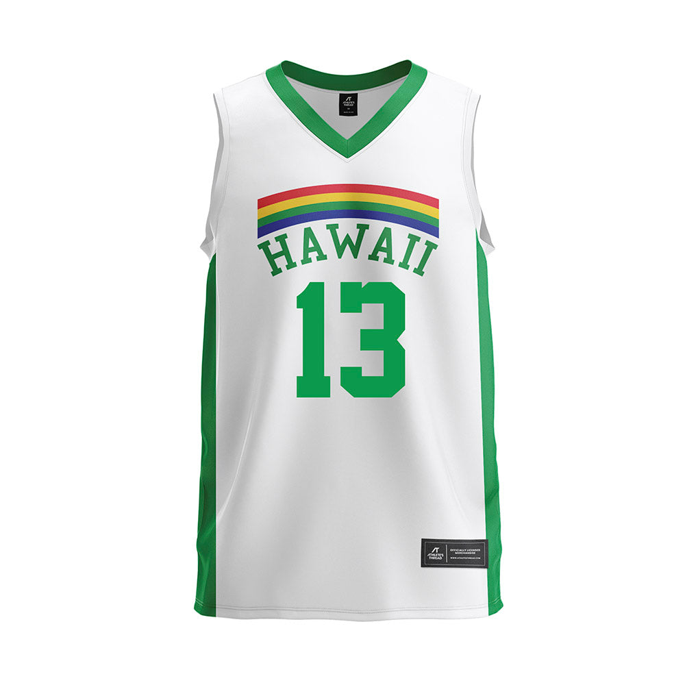 Hawaii - NCAA Men's Volleyball : Tread Rosenthal - Cream Volleyball Jersey