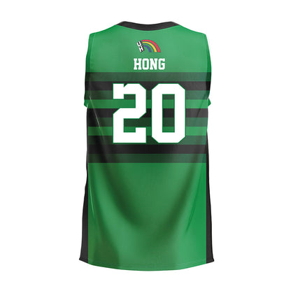 Hawaii - NCAA Men's Volleyball : Kawai Hong - Green Volleyball Jersey