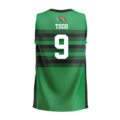 Hawaii - NCAA Men's Volleyball : Justin Todd - Green Volleyball Jersey