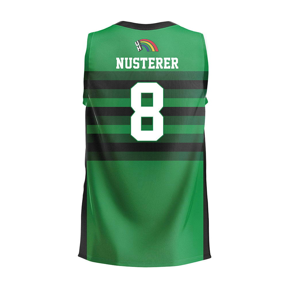 Hawaii - NCAA Men's Volleyball : Kurt Nusterer - Green Volleyball Jersey