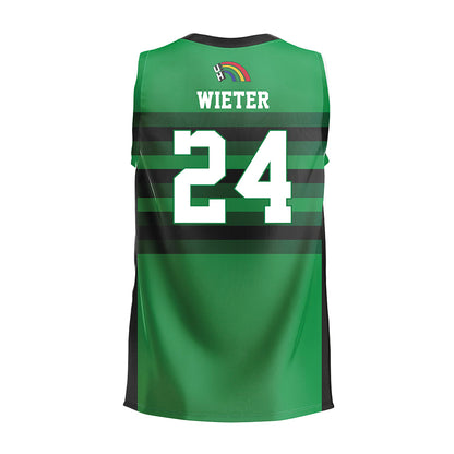 Hawaii - NCAA Men's Volleyball : Clay Wieter - Green Volleyball Jersey