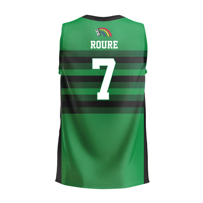 Hawaii - NCAA Men's Volleyball : Adrien Roure - Green Volleyball Jersey